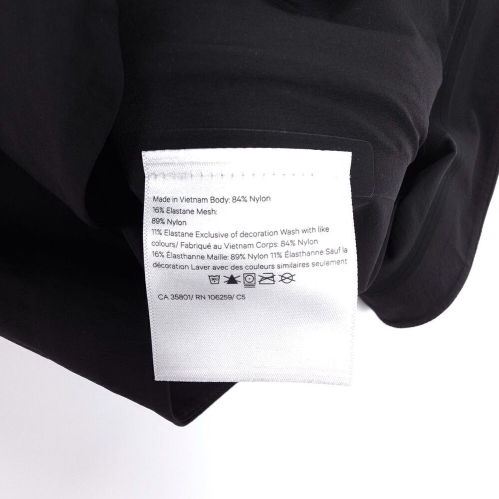 LULULEMON Fast and Free Windbreaker Jacket Reflective Logo Water Repellent Black - Picture 10 of 10